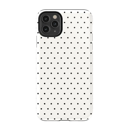 On the Dot | Black Polka Dot Case