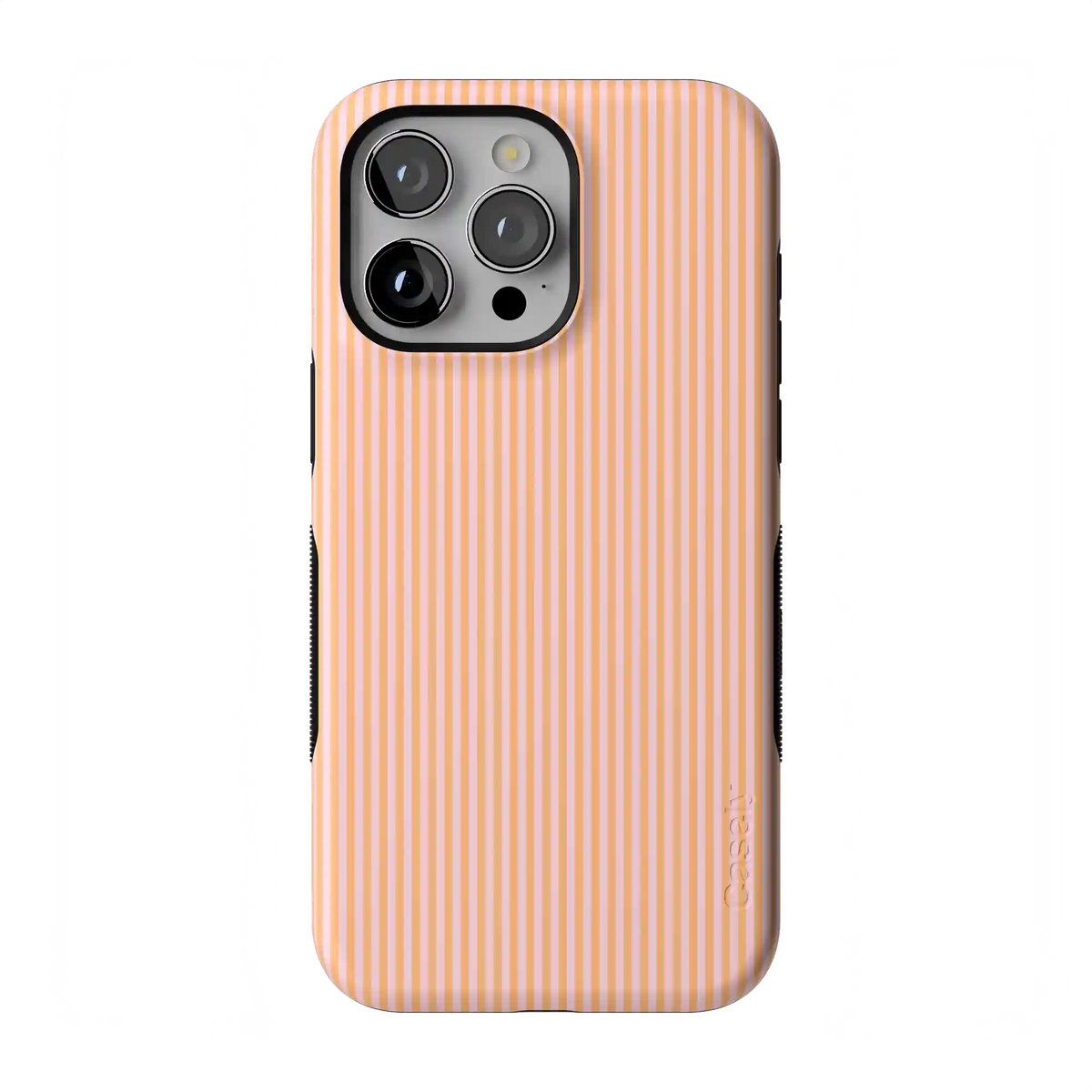 Stripes and the City | Orange & Pink Pinstripe Case