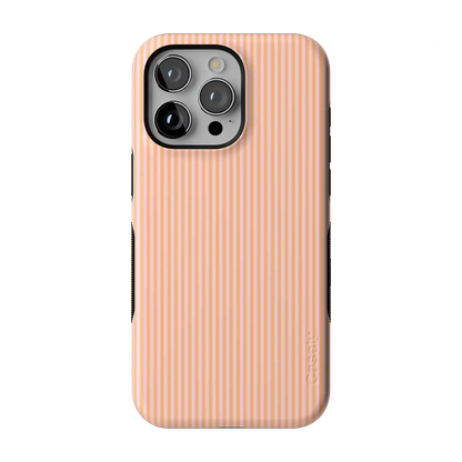 Stripes and the City | Orange & Pink Pinstripe Case