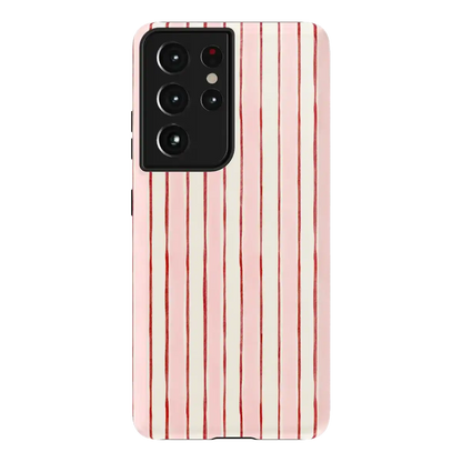 Pretty in Pastel | Blush Stripes Case