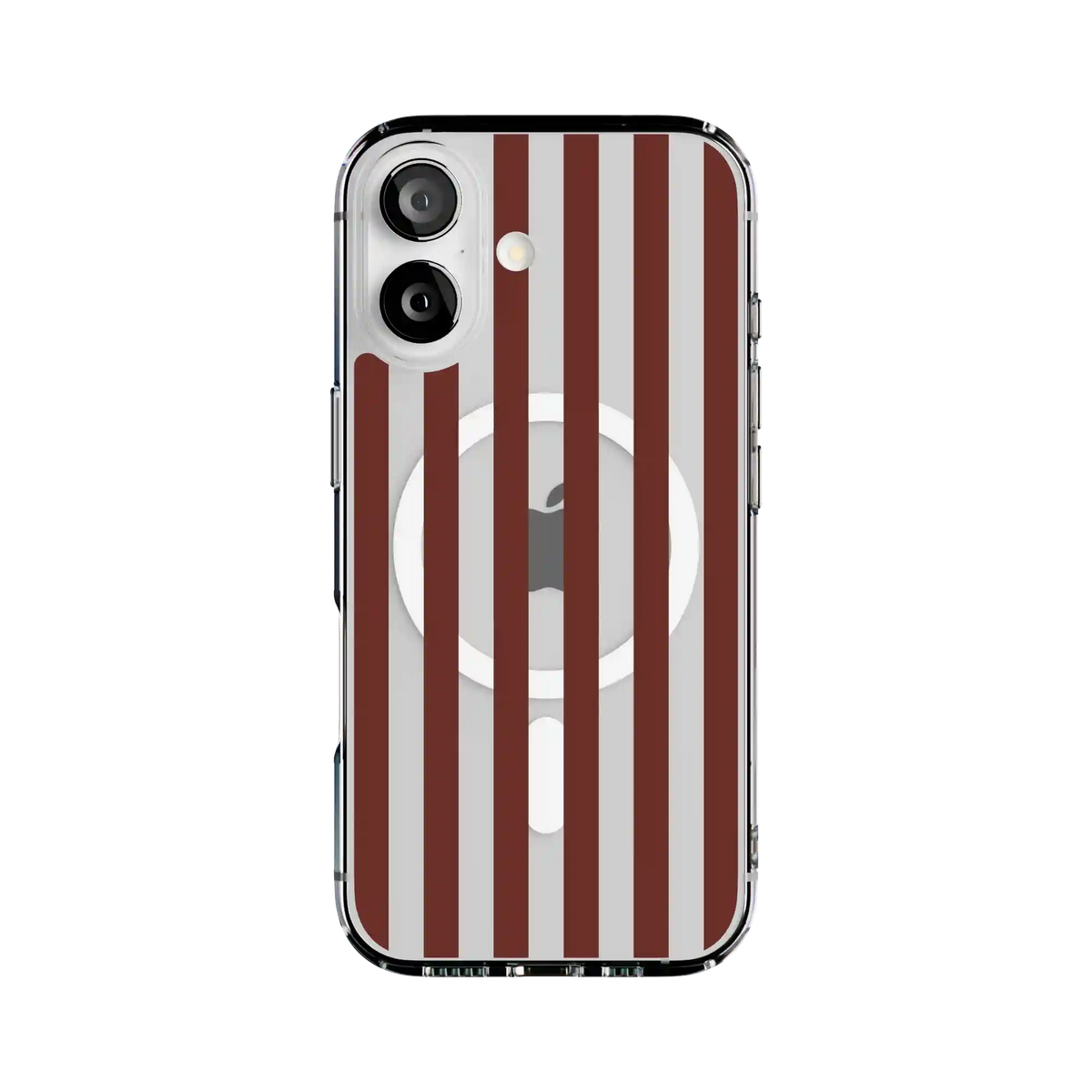 Sunday in Brooklyn | Burgundy Stripes Case
