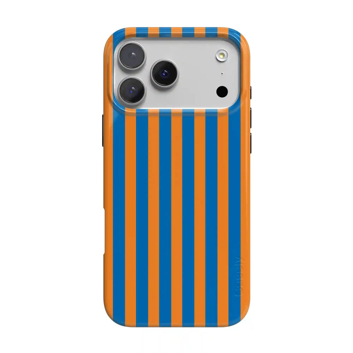 Go New York | Blue & Orange Stripes Case