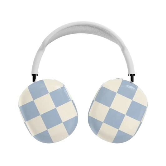 Fit Check | Light Blue Checkerboard AirPods Max Case