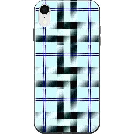 As if! | Light Blue Plaid Case