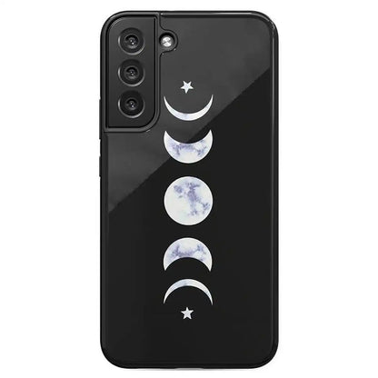 It's Just a Phase | Marble Moon Samsung Case