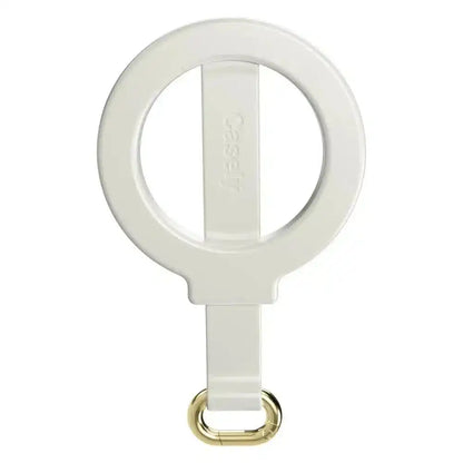MagRing+ | Bone White Magnetic Adjustable Phone Ring with Keychain