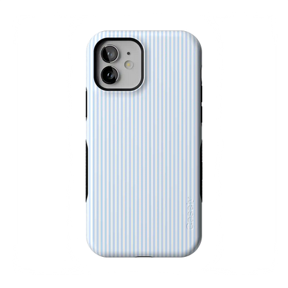 Stripes and the City | Light Blue Pinstripe Case