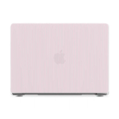 Stripes and the City | Light Pink Pinstripe Laptop Shell