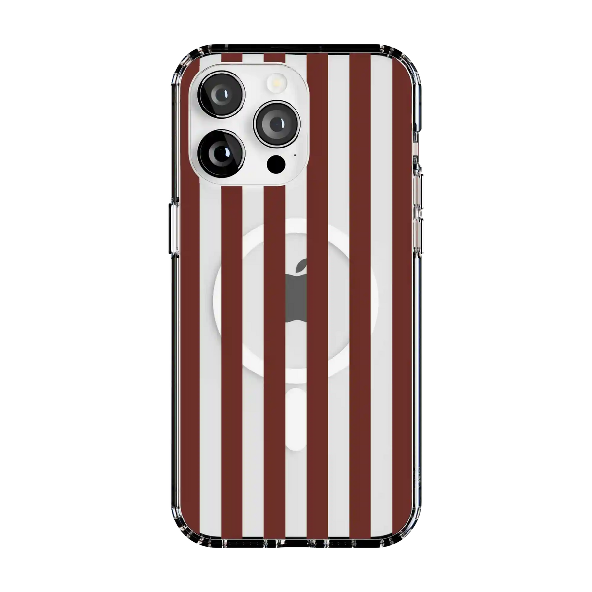 Sunday in Brooklyn | Burgundy Stripes Case