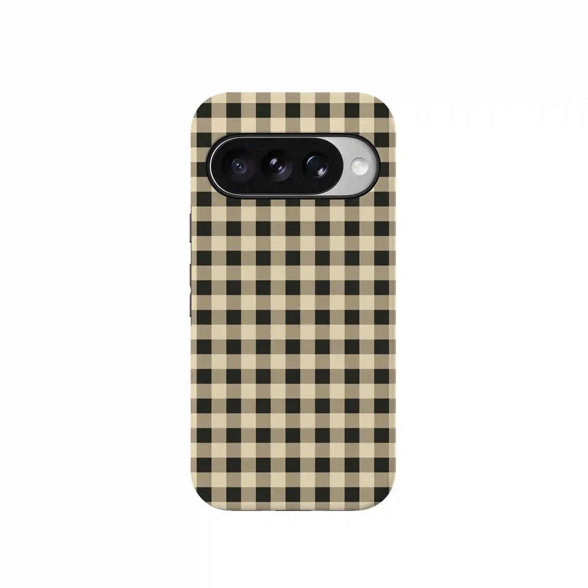 Cedar Lane | Black & Cream Gingham Case