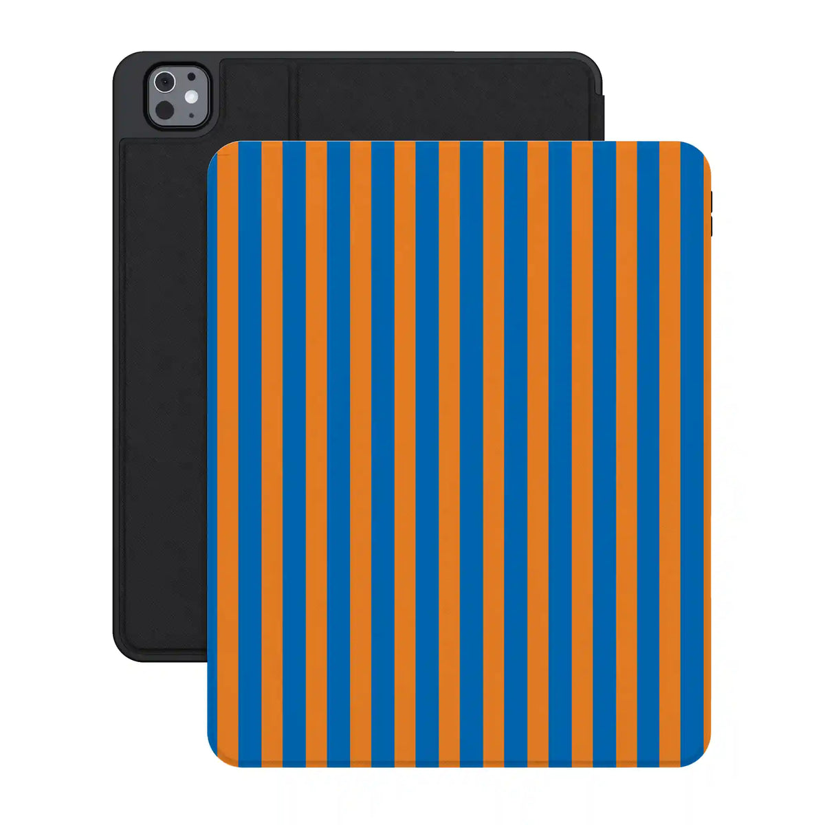 Go New York | Blue & Orange Stripes iPad Case