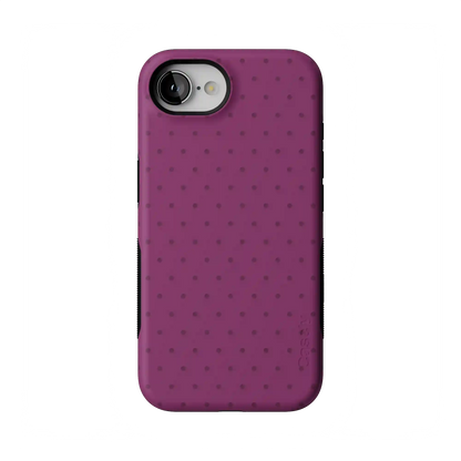 On the Dot | Plum Polka Dot Case