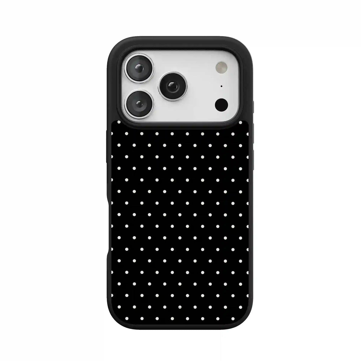 On the Dot | White Polka Dot Case