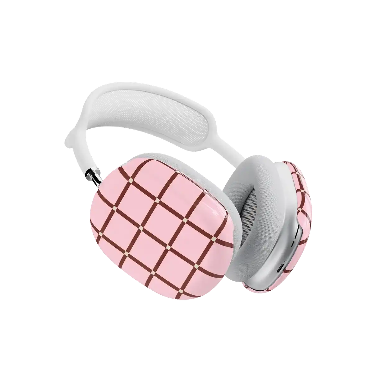 Uptown Gridlock | Pink Checkerboard AirPods Max Case