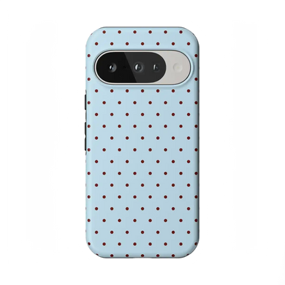 On the Dot | Blue Polka Dot Case