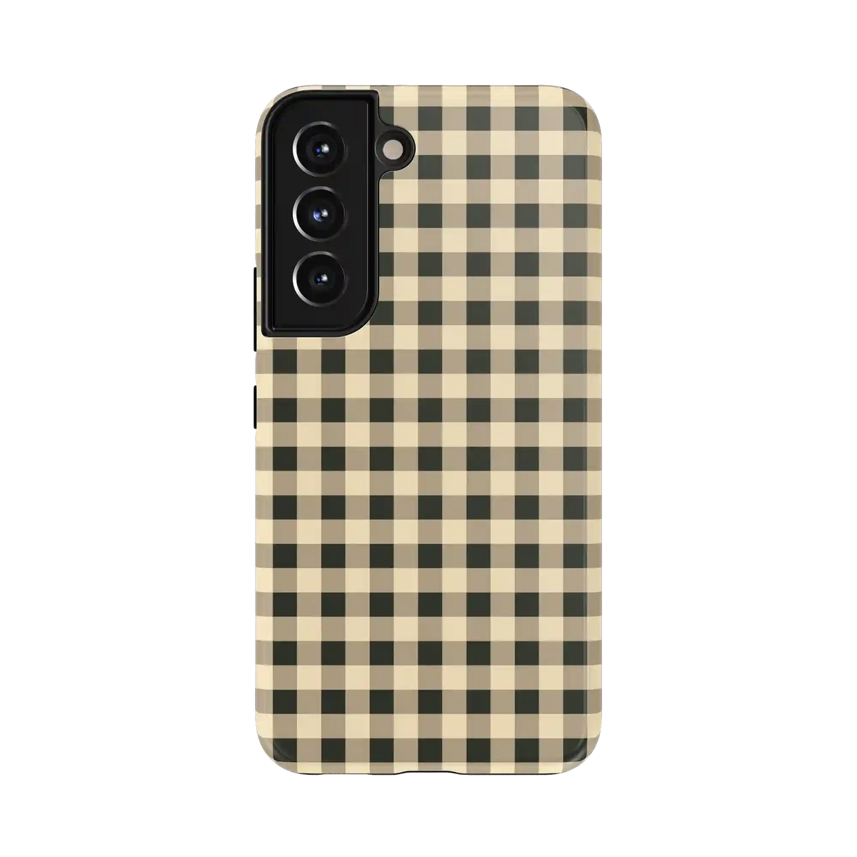 Cedar Lane | Black & Cream Gingham Case