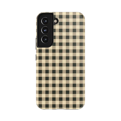 Cedar Lane | Black & Cream Gingham Case