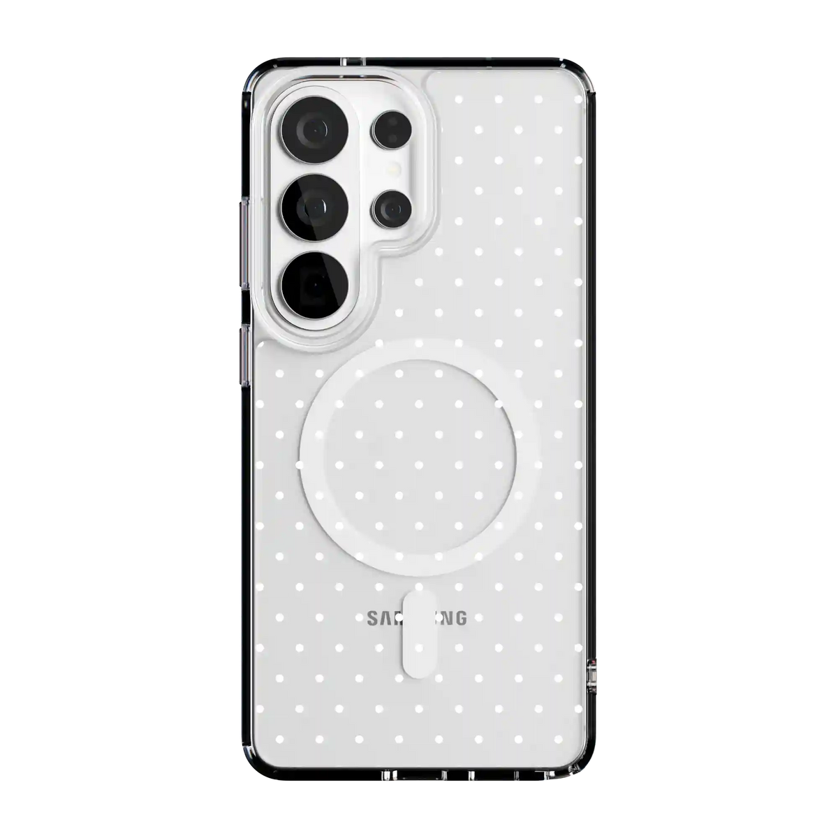 On the Dot | White Polka Dot Case