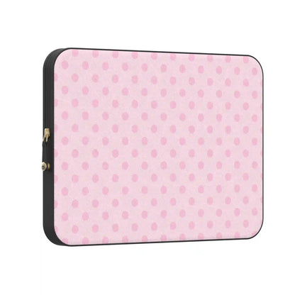 Spotted in SoHo | Pink Polka Dot Laptop Case