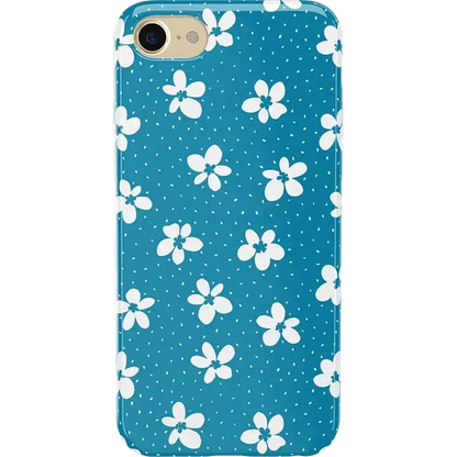 Flower My World | Ocean Blue Floral Case