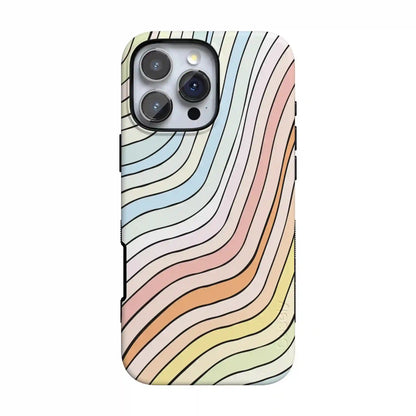 Ride The Wave | Pastel Rainbow Lined Case