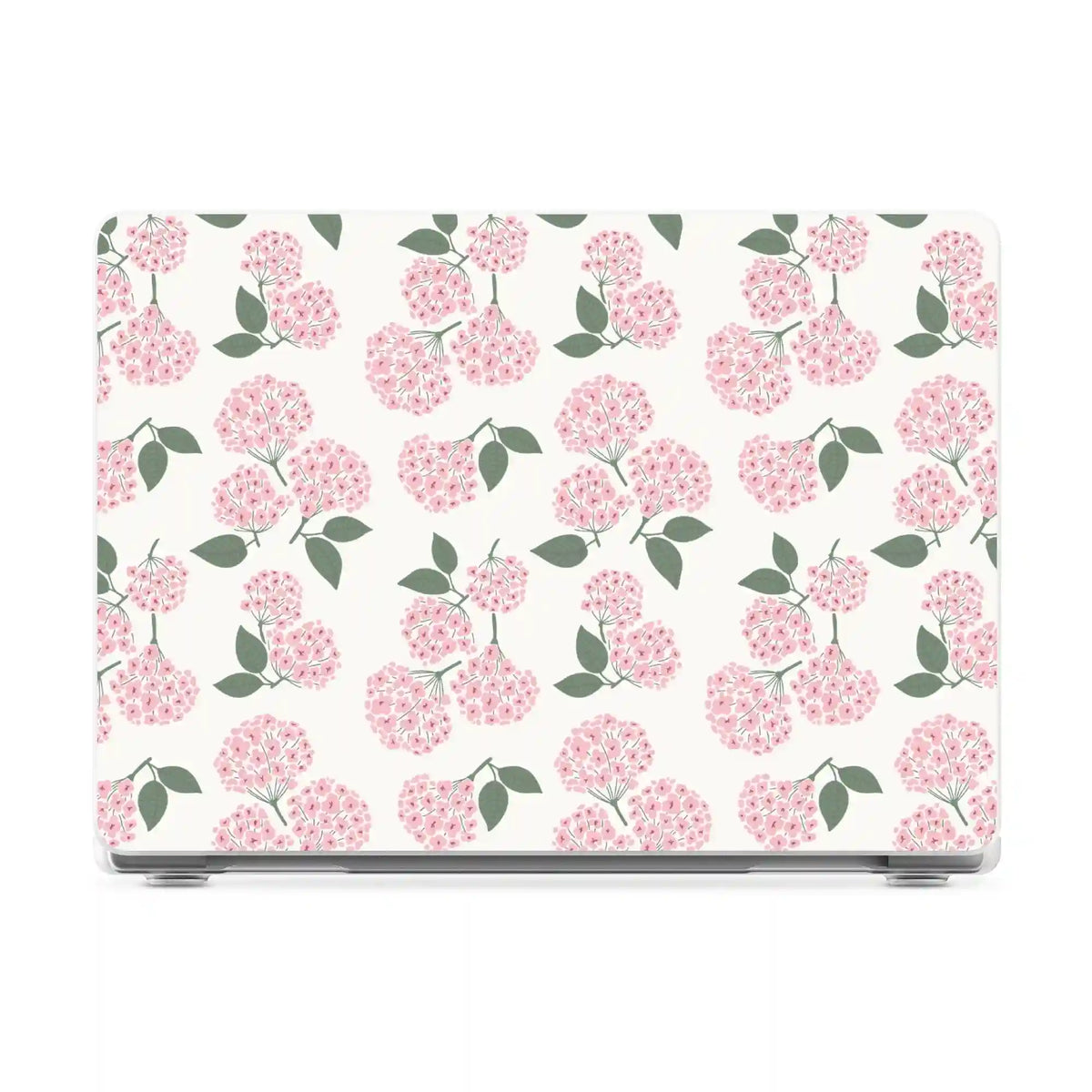Nantucket Cottage | Pink Hydrangea Laptop Shell