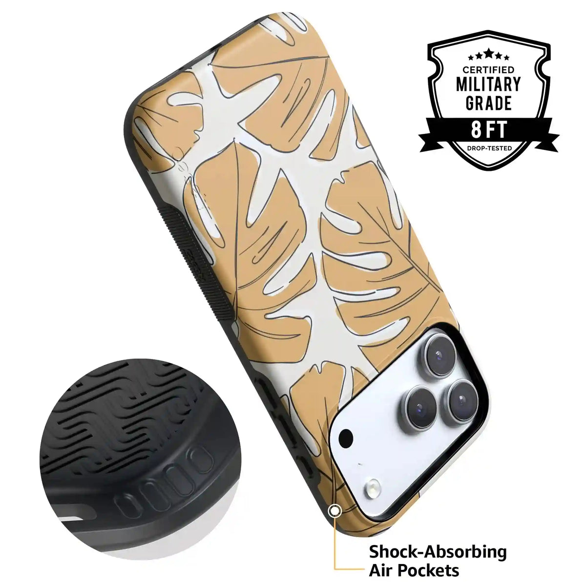 Island Time | Tropical Leaves Floral Case