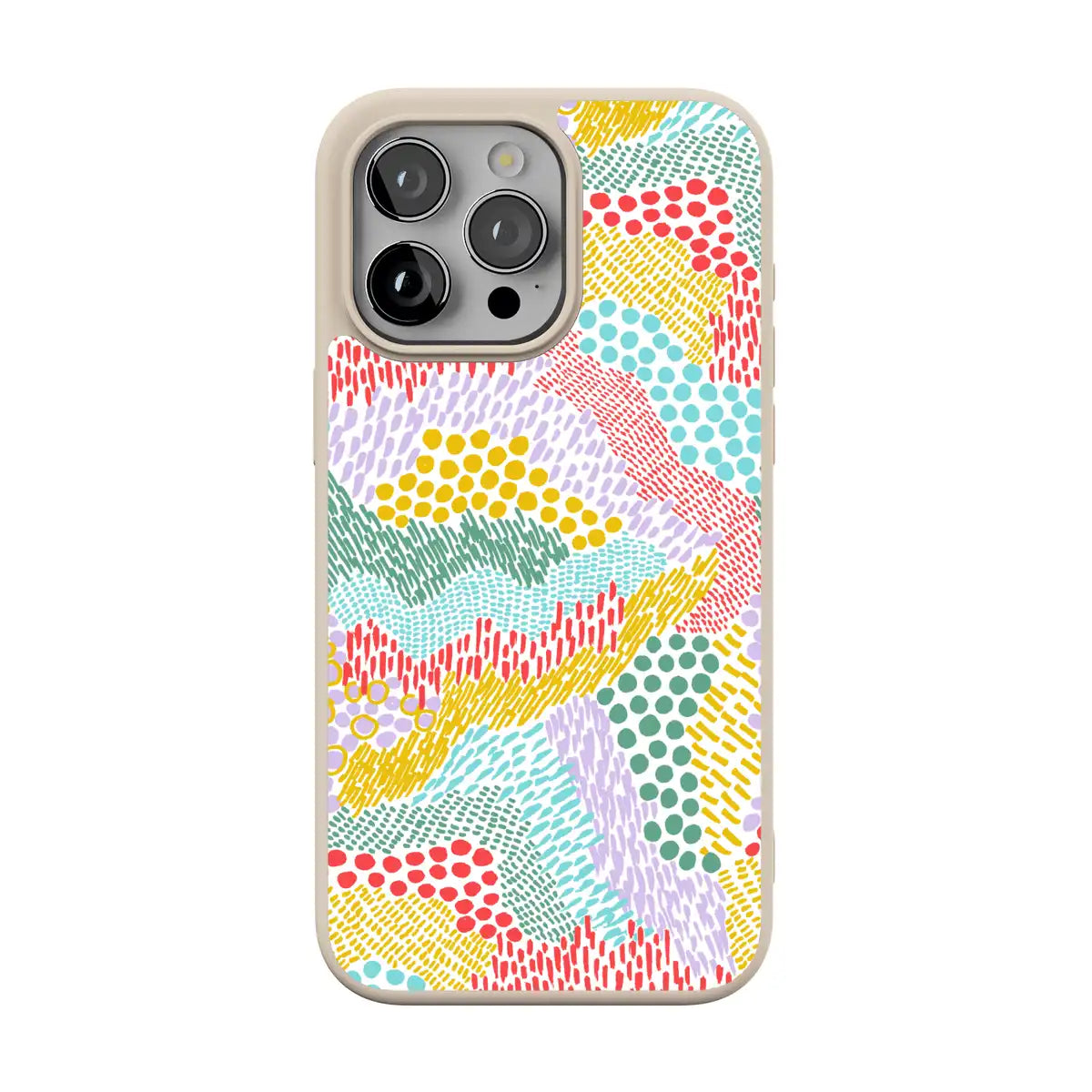 Color Me Happy | Pattern Colorblock Case