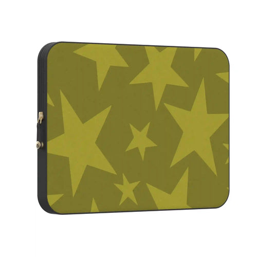 Stars Align | Green Stars Laptop Case