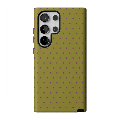 On the Dot | Moss & Plum Dots Case