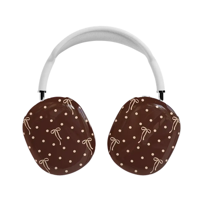 Teddy Bows | Brown Polka Dot AirPods Max Case