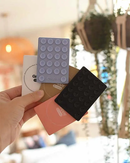 Grippy | Pink Silicone Suction Phone Mount with MagSafe