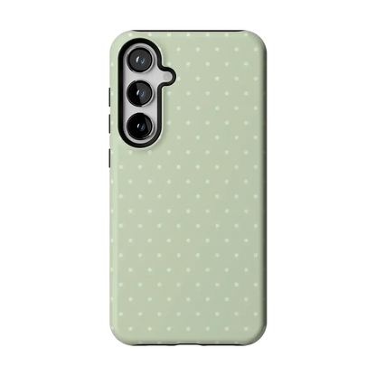 On the Dot | Green Polka Dot Case