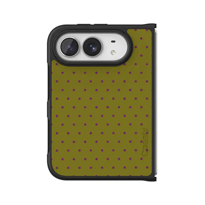 On the Dot | Moss & Plum Dots Case
