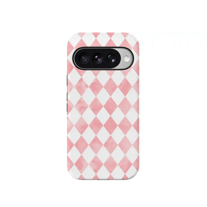 Queen of Diamonds | Pink Watercolor Case