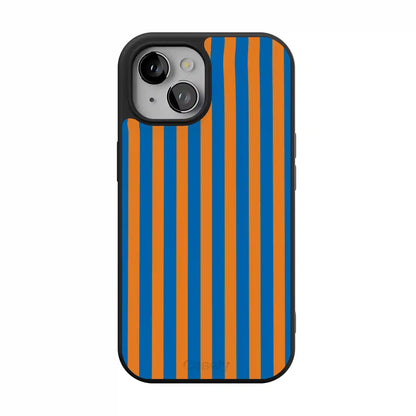Go New York | Blue & Orange Stripes Case
