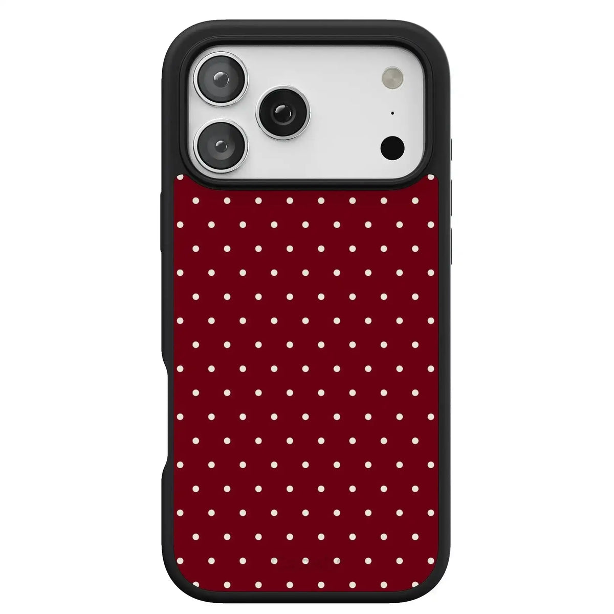 On the Dot | Maroon Polka Dot Case
