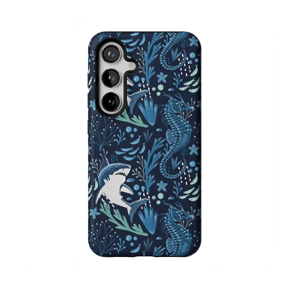Midnight Reef | Shark Print Case
