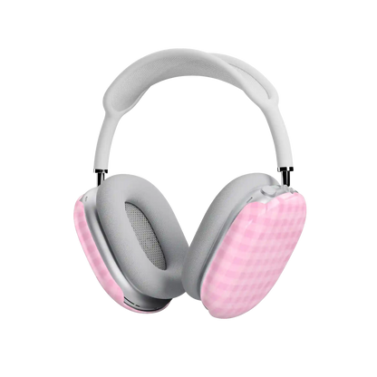 Sweet Jam | Light Pink Gingham AirPods Max Case