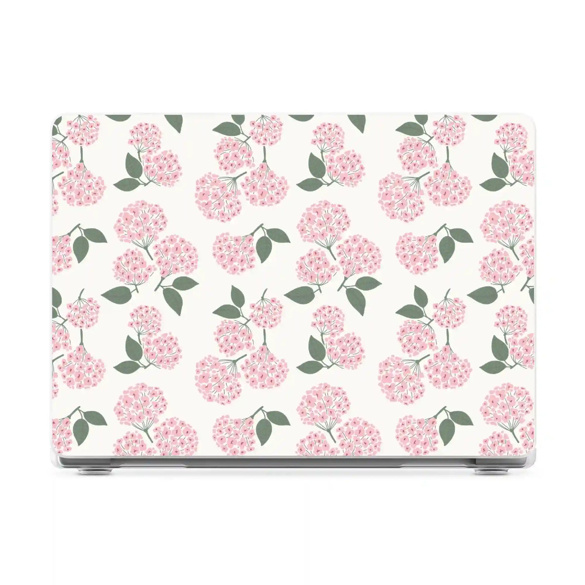 Nantucket Cottage | Pink Hydrangea Laptop Shell