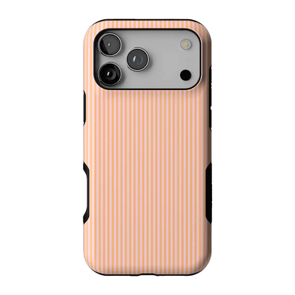 Stripes and the City | Orange & Pink Pinstripe Case