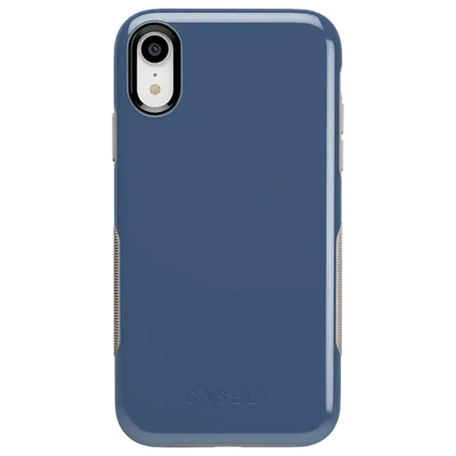 Steel Blue on Nude | Ultra-Protective Bold Case