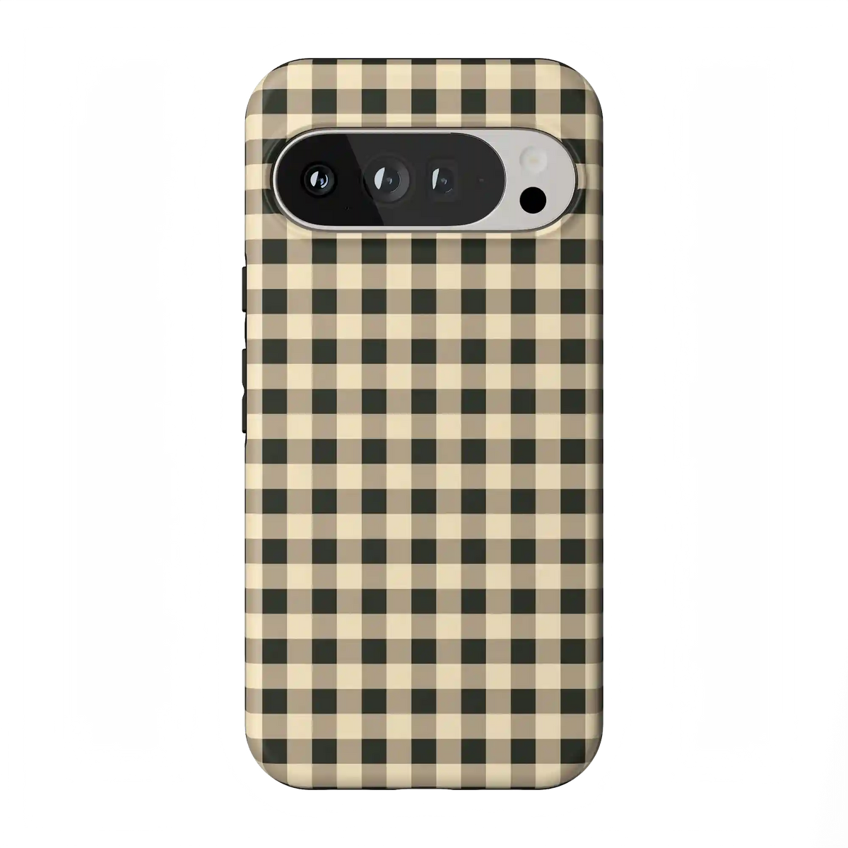 Cedar Lane | Black & Cream Gingham Case