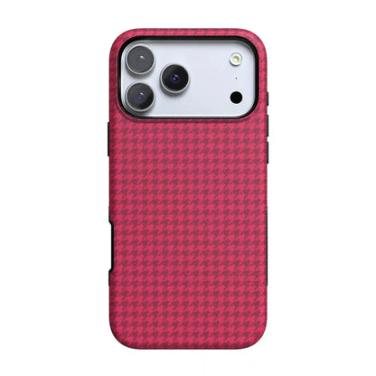 Best Dressed | Red Houndstooth Case