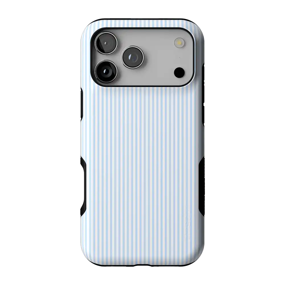 Stripes and the City | Light Blue Pinstripe Case