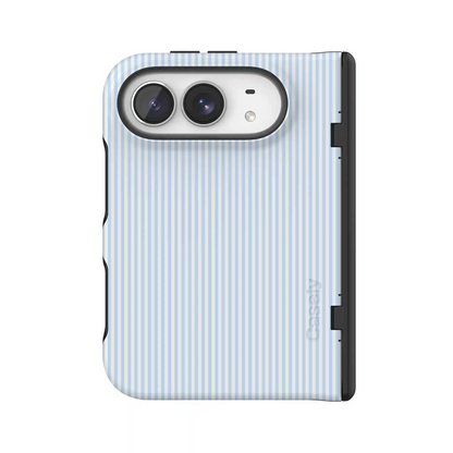 Stripes and the City | Light Blue Pinstripe Case