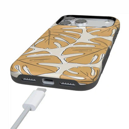 Island Time | Tropical Leaves Floral Case