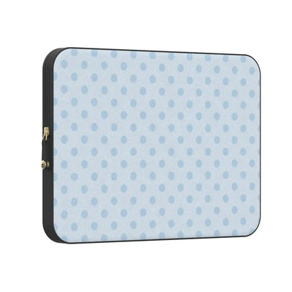 Spotted in SoHo | Light Blue Polka Dot Laptop Case