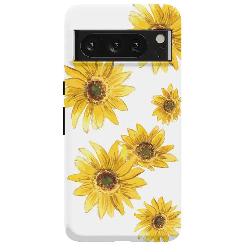 Golden Garden | Yellow Sunflower Floral Google Pixel Case