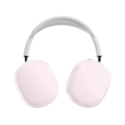 Stripes and the City | Light Pink Pinstripe AirPods Max Case